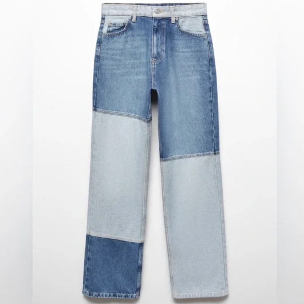 Mango wide leg denim